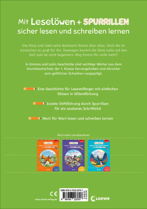 Leselöwen - Lesen und schreiben lernen mit Spurrillen - Eine ponystarke Freundschaft 