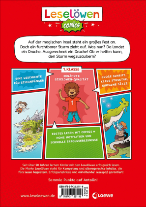 Leselöwen Comics 1. Klasse - Drachen-Alarm auf der magischen Insel