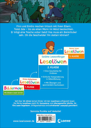 Leselöwen 2. Klasse - Das Versteck der Bankräuber