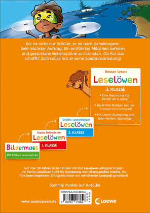 Leselöwen 3. Klasse - Geheimagent auf gefährlicher Mission