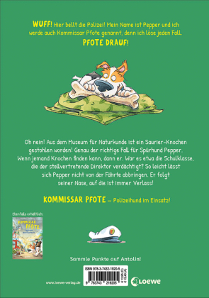 Kommissar Pfote (Band 9) - Tatort Dino-Museum 