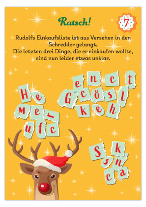 Rätseladventskalender to go 9
