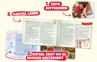 Gefangen im magischen Weihnachtshotel - Ein Escape-Adventskalender für Kids