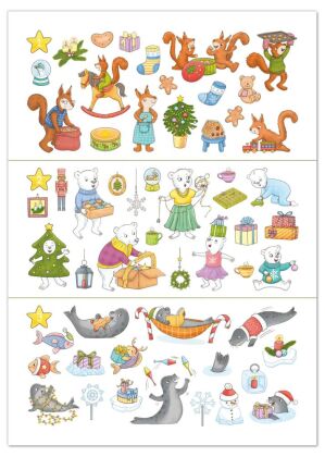 Mein Sticker-Adventskalender