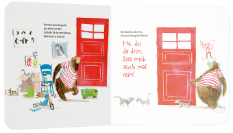 Oh, wer sitzt da auf dem Klo? 