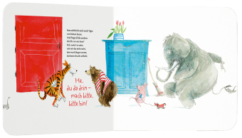 Oh, wer sitzt da auf dem Klo? 