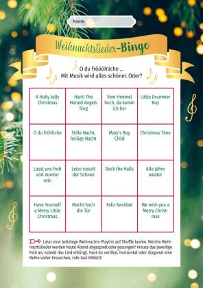 Weihnachts-Bingo