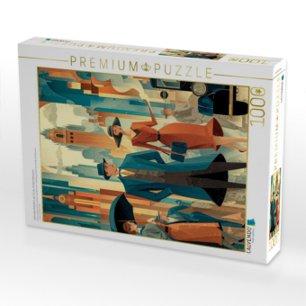 CALVENDO Puzzle Vollendete Ästhetik in der Ära der Großen Depression | 1000 Teile Lege-Größe 64x48cm Foto-Puzzle für glückliche Stunden