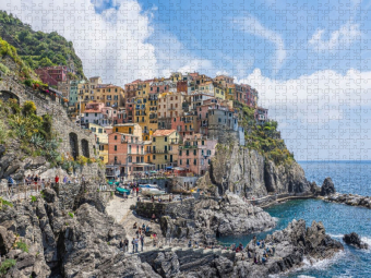 CALVENDO Puzzle Le Cinque Terre, Riomaggiore, Italien | 2000 Teile Lege-Größe 90x67cm Foto-Puzzle für glückliche Stunden
