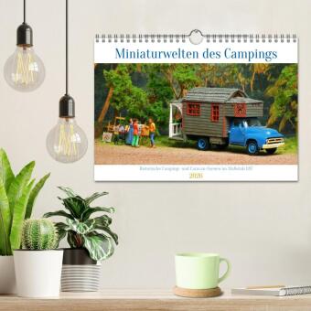 Miniaturwelten des Campings (Wandkalender 2026 DIN A4 quer), CALVENDO Monatskalender