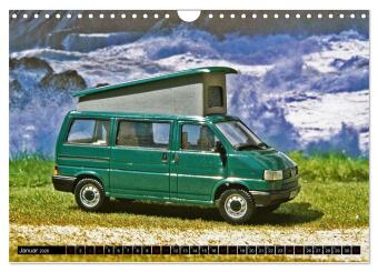 Miniaturwelten des Campings (Wandkalender 2026 DIN A4 quer), CALVENDO Monatskalender