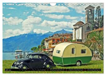 Miniaturwelten des Campings (Wandkalender 2026 DIN A4 quer), CALVENDO Monatskalender