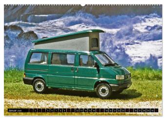 Miniaturwelten des Campings (hochwertiger Premium Wandkalender 2026 DIN A2 quer), Kunstdruck in Hochglanz