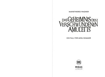 Das Geheimnis des verschwundenen Amuletts