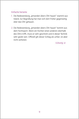 Rätselbuch der Redewendungen