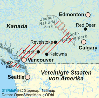 Kanada 30 Touren zwischen Vancouver Island und Rocky Mountains