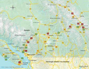 Kanada 30 Touren zwischen Vancouver Island und Rocky Mountains