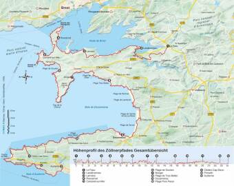 Bretagne: Zöllnerpfad GR 34 von Le Faou bis Audierne
