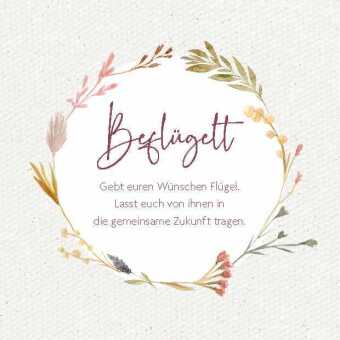 Gebt euren Wünschen Flügel