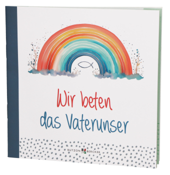 Stretch-Armband mit Kreuz und bunten Perlen: Mein Vaterunser