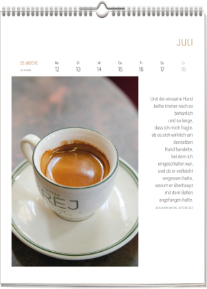 Literarischer Café Kalender 2027