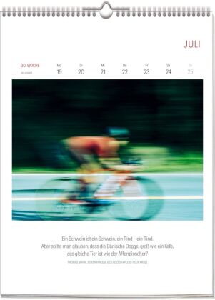 Literarischer Fahrrad Kalender 2027