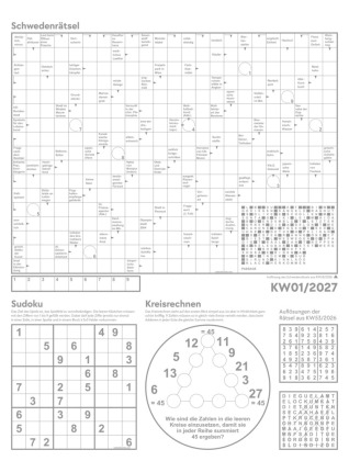 Culinarium Wochenplaner Kalender 2027 | Küche, Kräuter, Kurioses