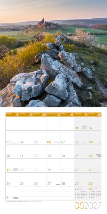 Naturwunder Deutschland Kalender 2027 - 30x30 - Art12