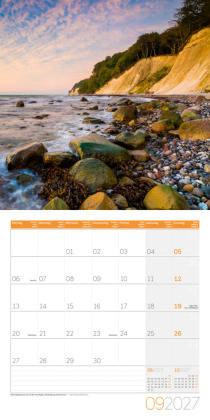 Naturwunder Deutschland Kalender 2027 - 30x30 - Art12