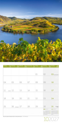 Naturwunder Deutschland Kalender 2027 - 30x30 - Art12