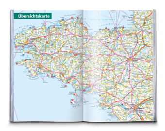 KOMPASS Wanderführer Bretagne, vom Mont-Saint-Michel bis Saint-Nazaire, 55 Touren mit Extra-Tourenkarte