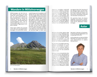 KOMPASS Wanderführer Norwegen Mitte, von Fylke Trøndelag bis zum Nationalpark Jodalsbreen, 55 Touren mit Extra-Tourenkarte