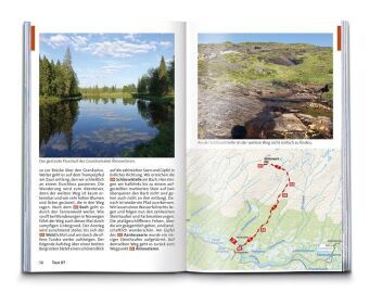 KOMPASS Wanderführer Norwegen Mitte, von Fylke Trøndelag bis zum Nationalpark Jodalsbreen, 55 Touren mit Extra-Tourenkarte