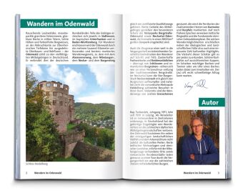 KOMPASS Wanderführer Odenwald, Bergstraße, Neckartal, Heidelberg, 60 Touren mit Extra-Tourenkarte