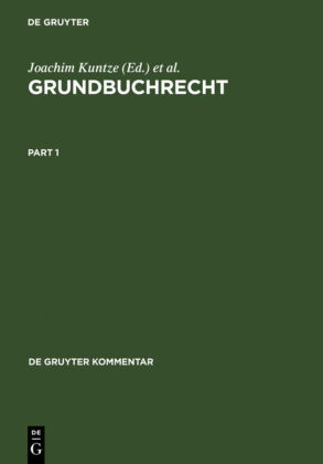 Grundbuchrecht (GBR), Kommentar 
