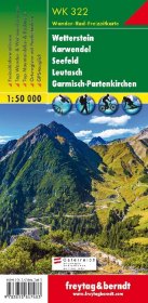 Freytag & Berndt Wander-, Rad- und Freizeitkarte Wetterstein, Karwendel, Seefeld, Leutasch, Garmisch-Partenkirchen