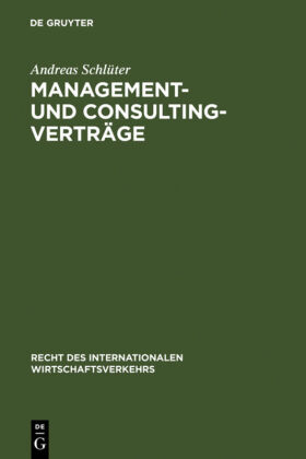 Management- und Consulting-Verträge 