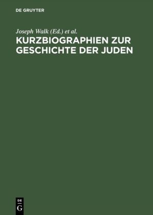 Kurzbiographien zur Geschichte der Juden 1918-1945 