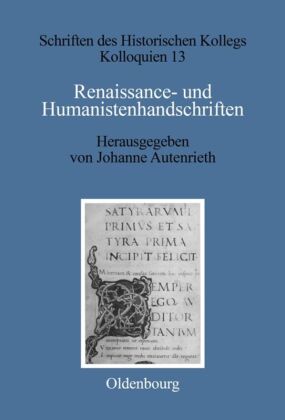 Renaissancehandschriften und Humanistenhandschriften 