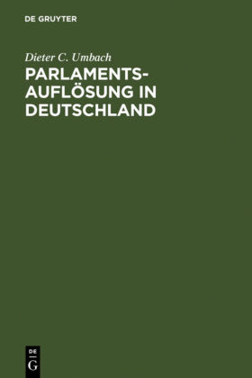 Parlamentsauflösung in Deutschland 