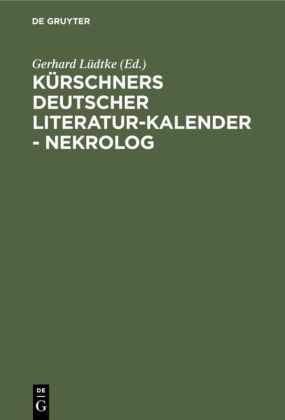 Kürschners Deutscher Literatur-Kalender, Nekrolog 1901-1935 