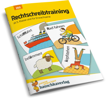 Rechtschreibtraining ab 5. Klasse und für Erwachsene, A5-Heft