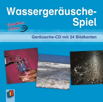 Wassergeräusche-Spiel, 1 Audio-CD + 24 Bildkarten 