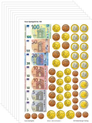 EURO-Spielgeld bis 100, 10 Bogen 