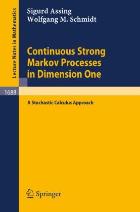 Continuous Strong Markov Processes in Dimension One 