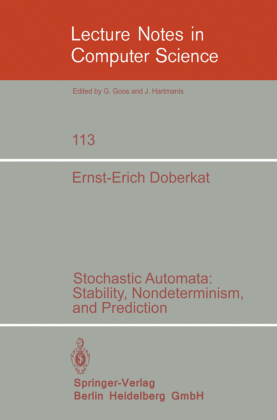 Stochastic Automata: Stability, Nondeterminism and Prediction 