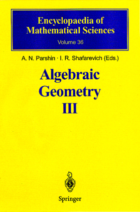 Algebraic Geometry III 