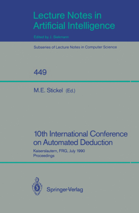 10th International Conference on Automated Deduction 