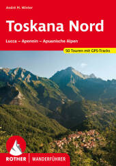 Rother Wanderführer Toskana Nord Cover