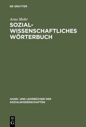 Sozialwissenschaftliches Wörterbuch, Englisch-Deutsch/Deutsch-Englisch 
